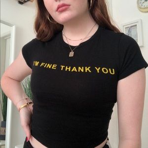I’m fine thank you top